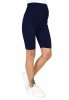 MijaCulture - wygodne krótkie legginsy ciążowe 4008/M25 granat
